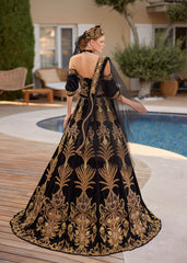 buy classic but elegant crop top a line skirt gold embellished mehndi dress suit with dupatta online henna gowns shop