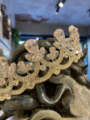 Regal Bridal Big Cubic Zirconia Tiara Crown