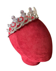Regal Bridal Big Cubic Zirconia Tiara Crown