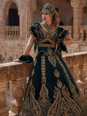 buy turkish traditional elegant fancy gold embroidered sequined henna night kaftan dresss online store