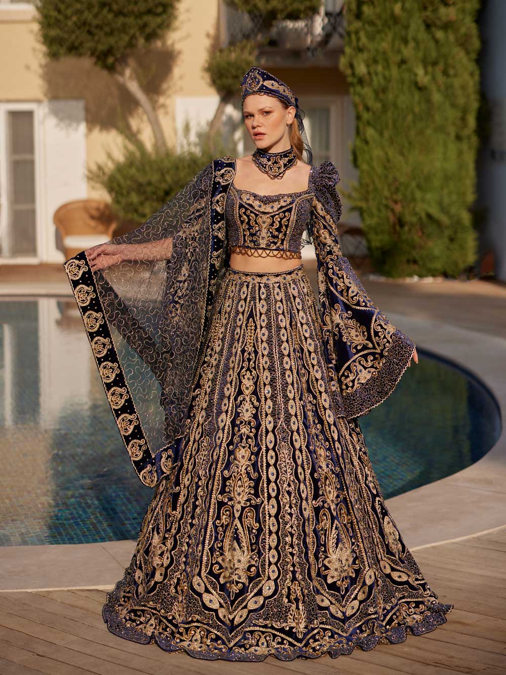 buy stylish square neck fully embroidered applique angel sleeve mehndi mehndi henna party dress plus sizes online henna dresses