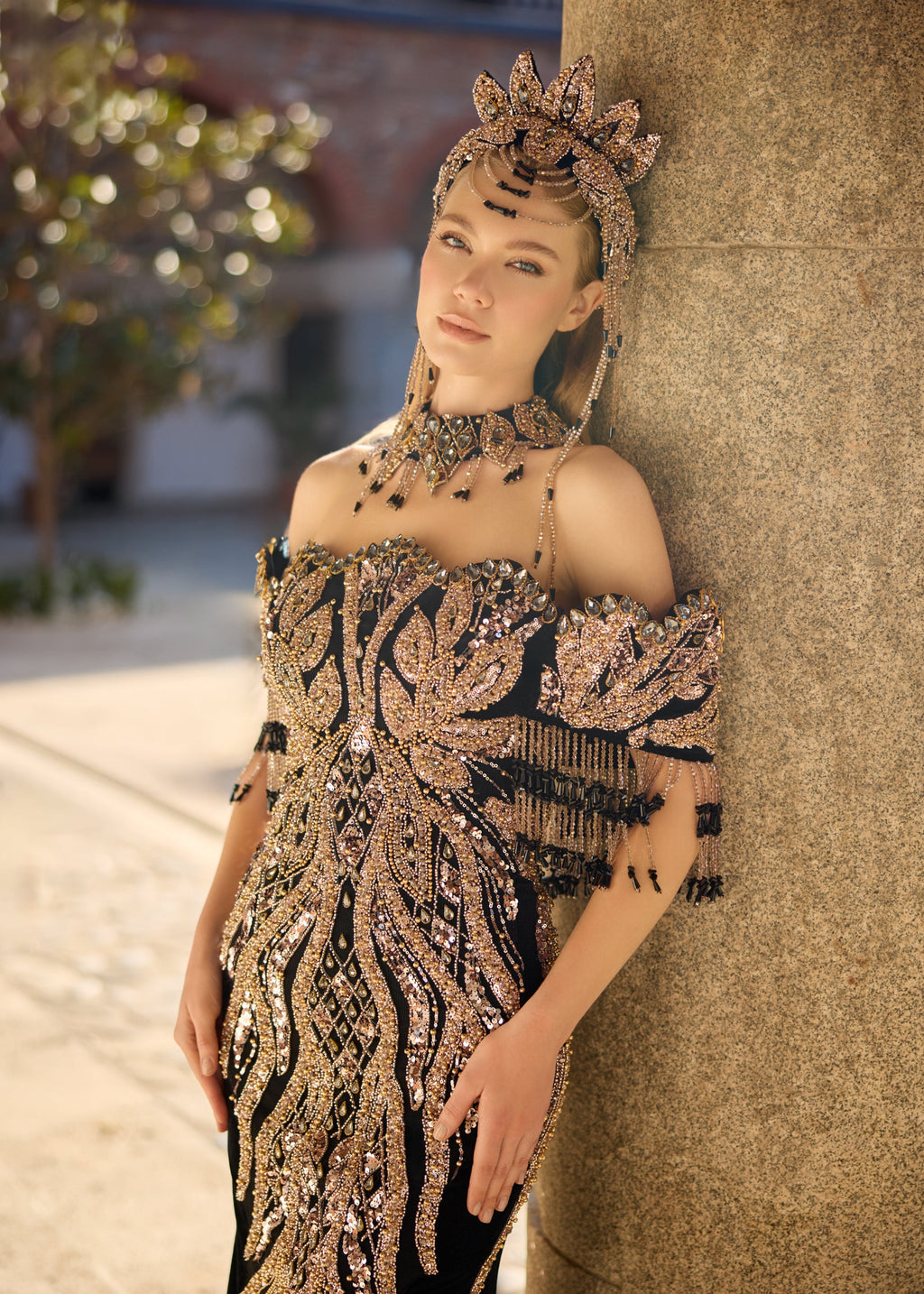 buy Bridal Henna Outfit, Henna Night Dress with Detachable Overskirt online store