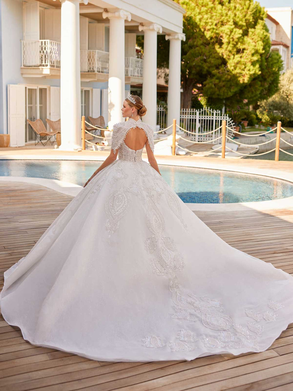 Gorgeous Sweetheart Sequins Removable Sleeve Pearls Lace Up Wedding Gown 36 Gorgeous Sweetheart Sequins Removable Sleeve Pearls Lace Up Wedding Gown 36