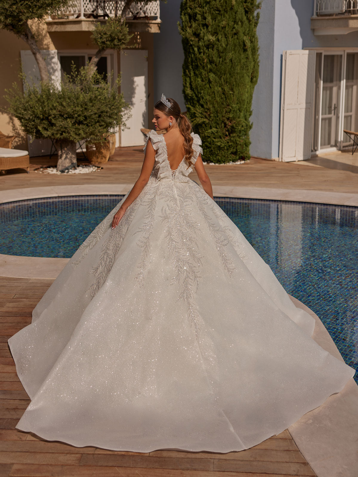 buy custom sizes fairy cinderella ball gown bridal dress online shop