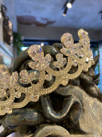 Regal Bridal Big Cubic Zirconia Tiara  Crown