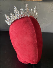 Elegant Princess Zircon Crown For Brides