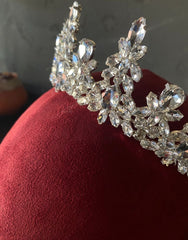 Elegant Princess Zircon Crown For Brides