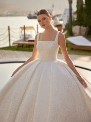 buy modern affordable custom white pearl classic wedding gown dress for  beautiful princess