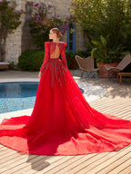 buy chic red stunning gala dress online with custom sizes