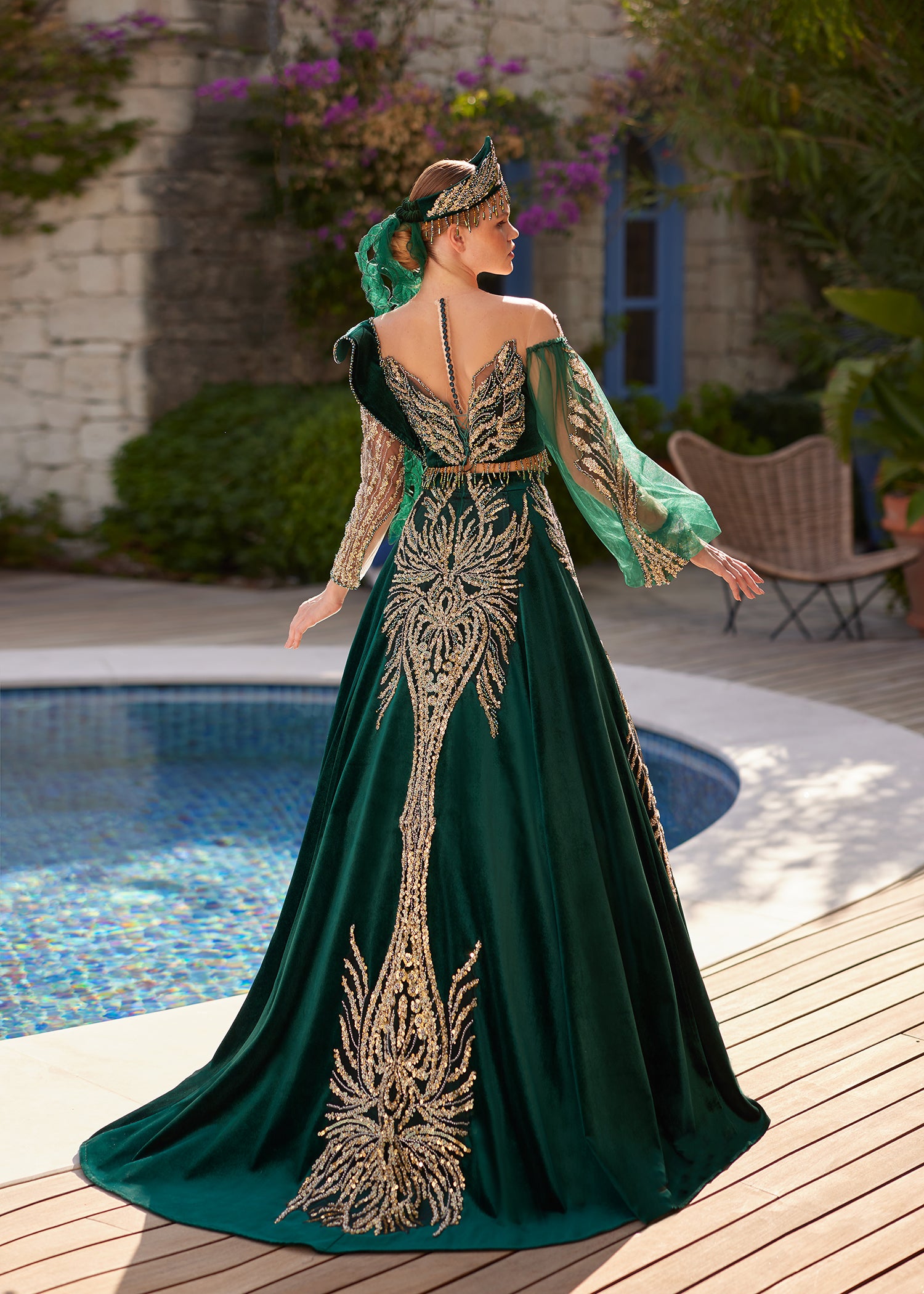Sultan Dress - Turkish Evening Henna Dresses - Muslim Party & Prom Gown Sultan Dress - Turkish Evening Henna Dresses - Muslim Party & Prom Gown