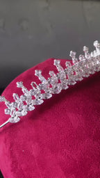 Princess Inspired Elegant Zircon Bridal Head Piece Tiara