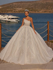 buy Best Price Non Traditional Open Banck Strapless Wedding Gown With Lace online website