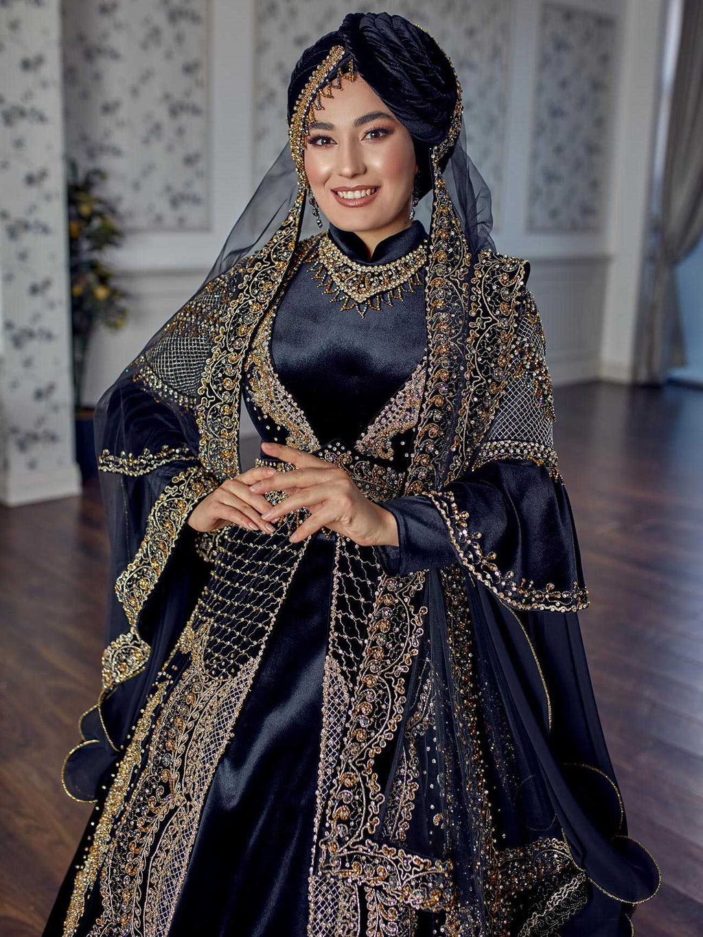 navy blue muslimah dress Navy Blue Muslim Prom Dress Long Sleeves Lace Applique Sweep Train Formal Evening Gown Plus Size from Dhgate Prom Dresses