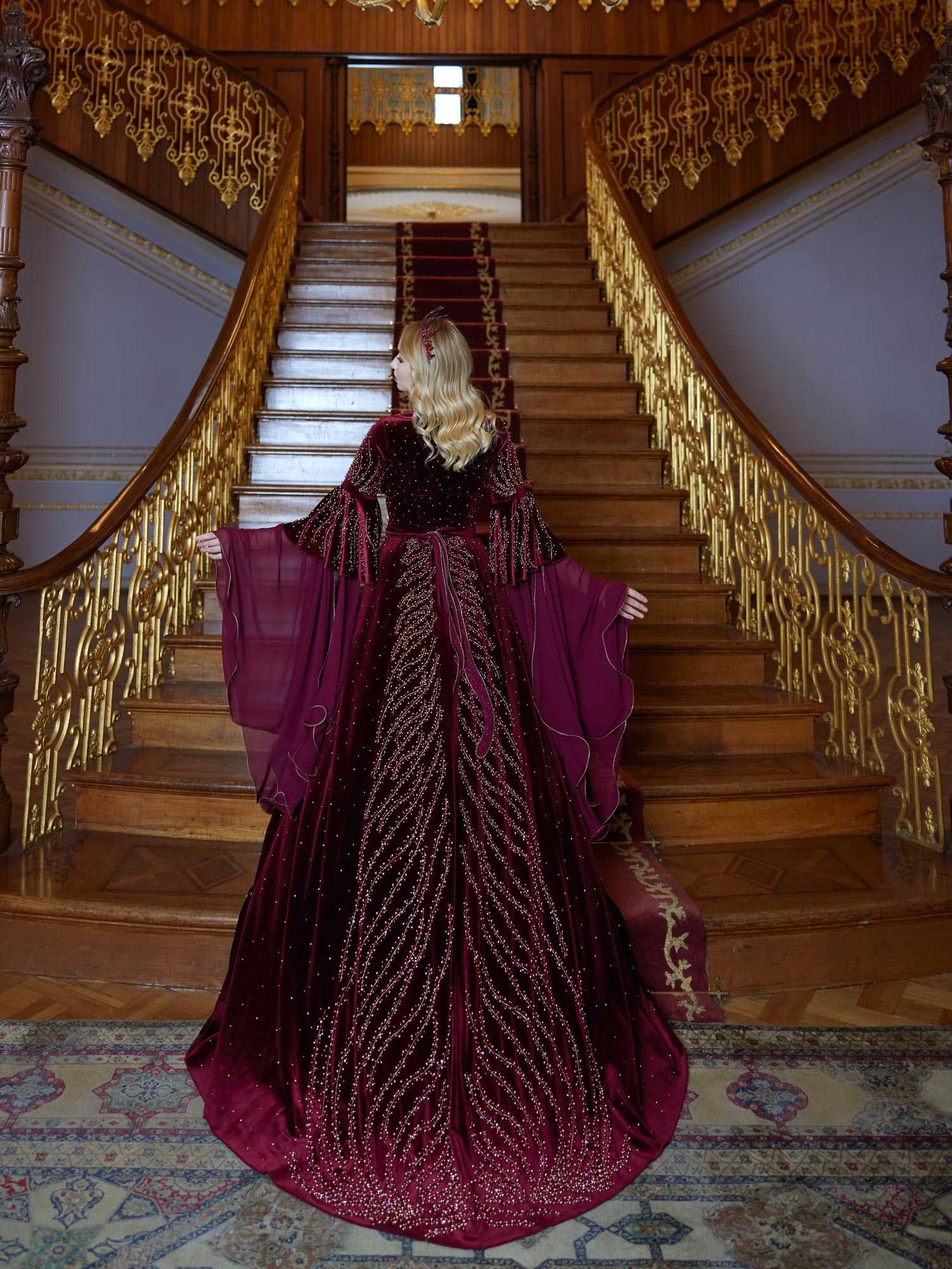 Burgundy Mother of the Bride Dress - Dress for the Wedding