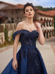 Sweetheart Neckline Mermaid Long Sequin Evening Prom Wedding Dress 2024_0785 (3)