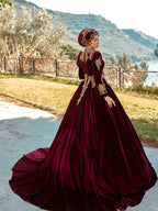 Turkish long henna night party caftan dress (3)