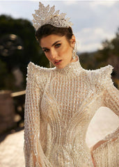 buy Luxury Crystal Sparkle Wedding Dresses online bridal shops