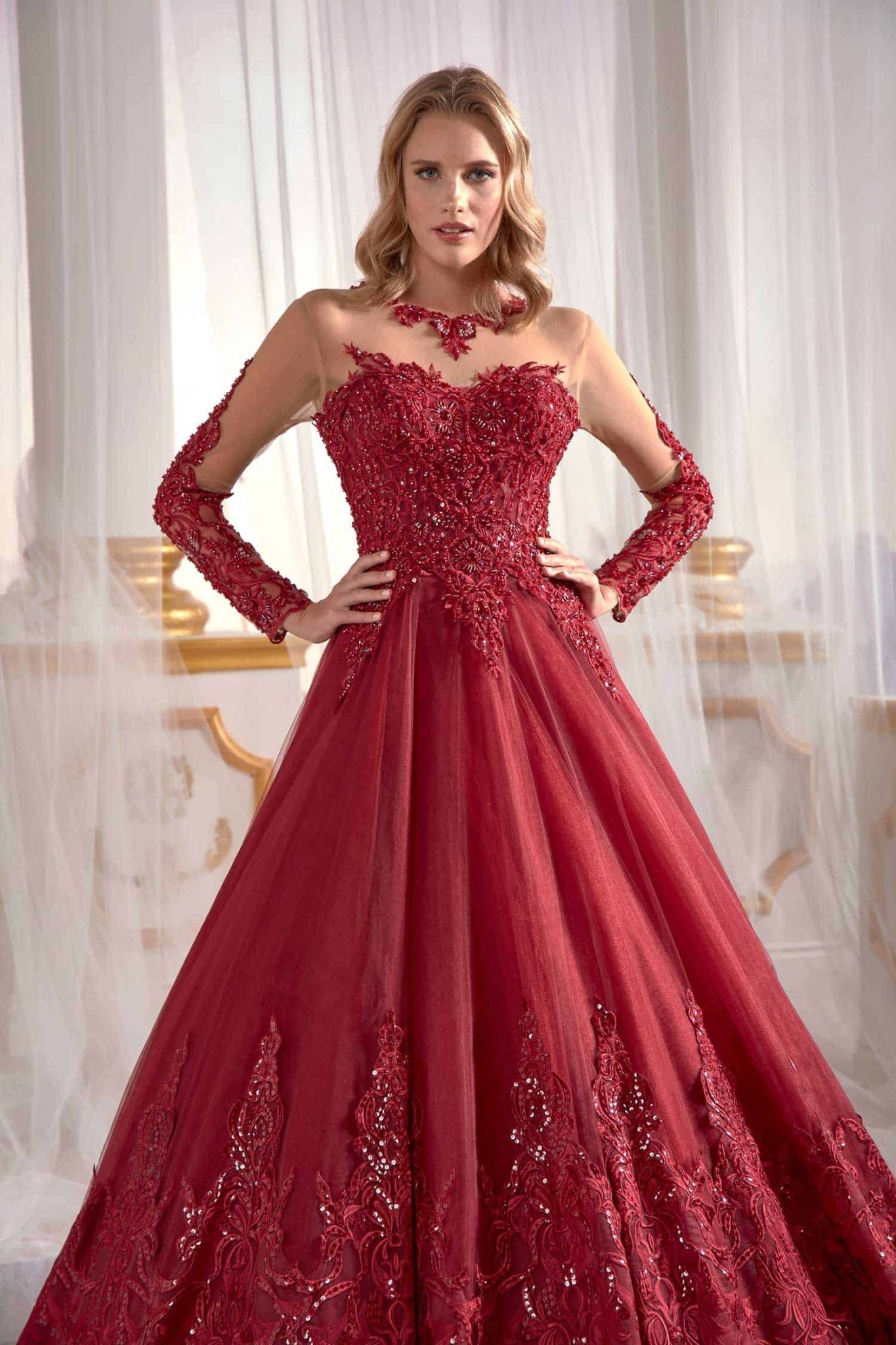 Red Prom Dress Cold Shoulder Guipure Lace Inserts Needle & Thread embr Sultan Dress Red Prom Dress Cold Shoulder Guipure Lace Inserts Needle & Thread embr Sultan Dress