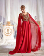 cute red caftan dresses online shopping (6)