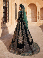 buy traditional design gold beaded hijab henna a line gown dress for muslim women online hijab boutique