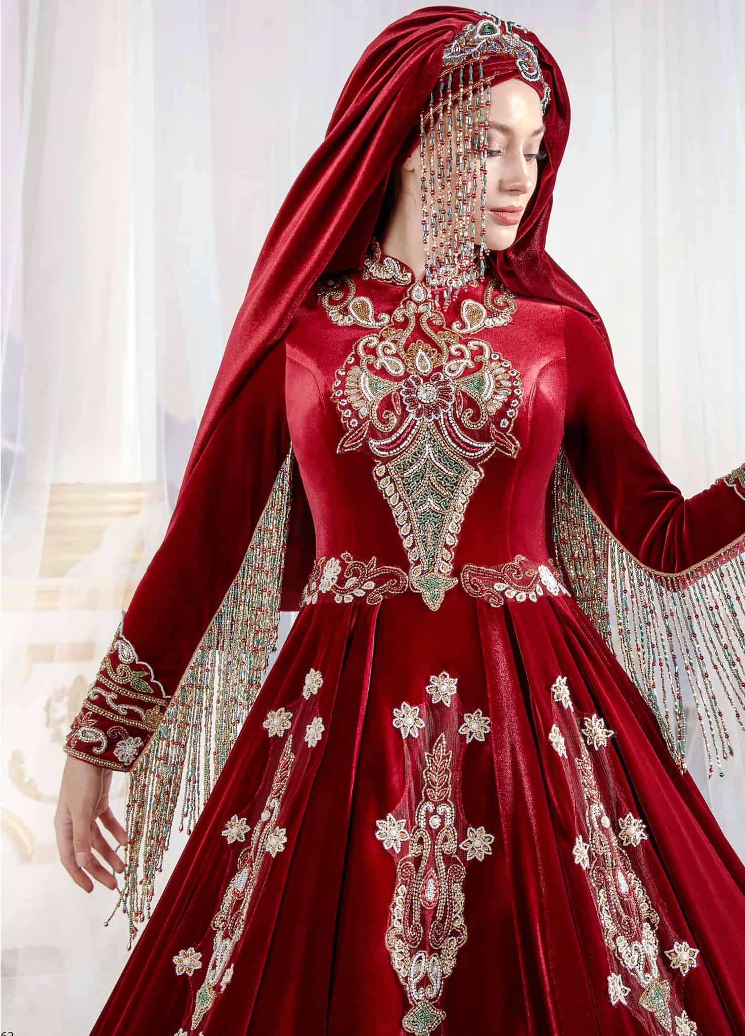 Dark Red Long Sleeve Luxury Muslim Hijab Clothing Evening Caftan Dress Sultan Dress Dark Red Long Sleeve Luxury Muslim Hijab Clothing Evening Caftan Dress Sultan Dress