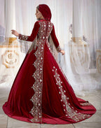 kaftans online shopping long party dresses online muslim hijab clothing luxury modest dress (2)