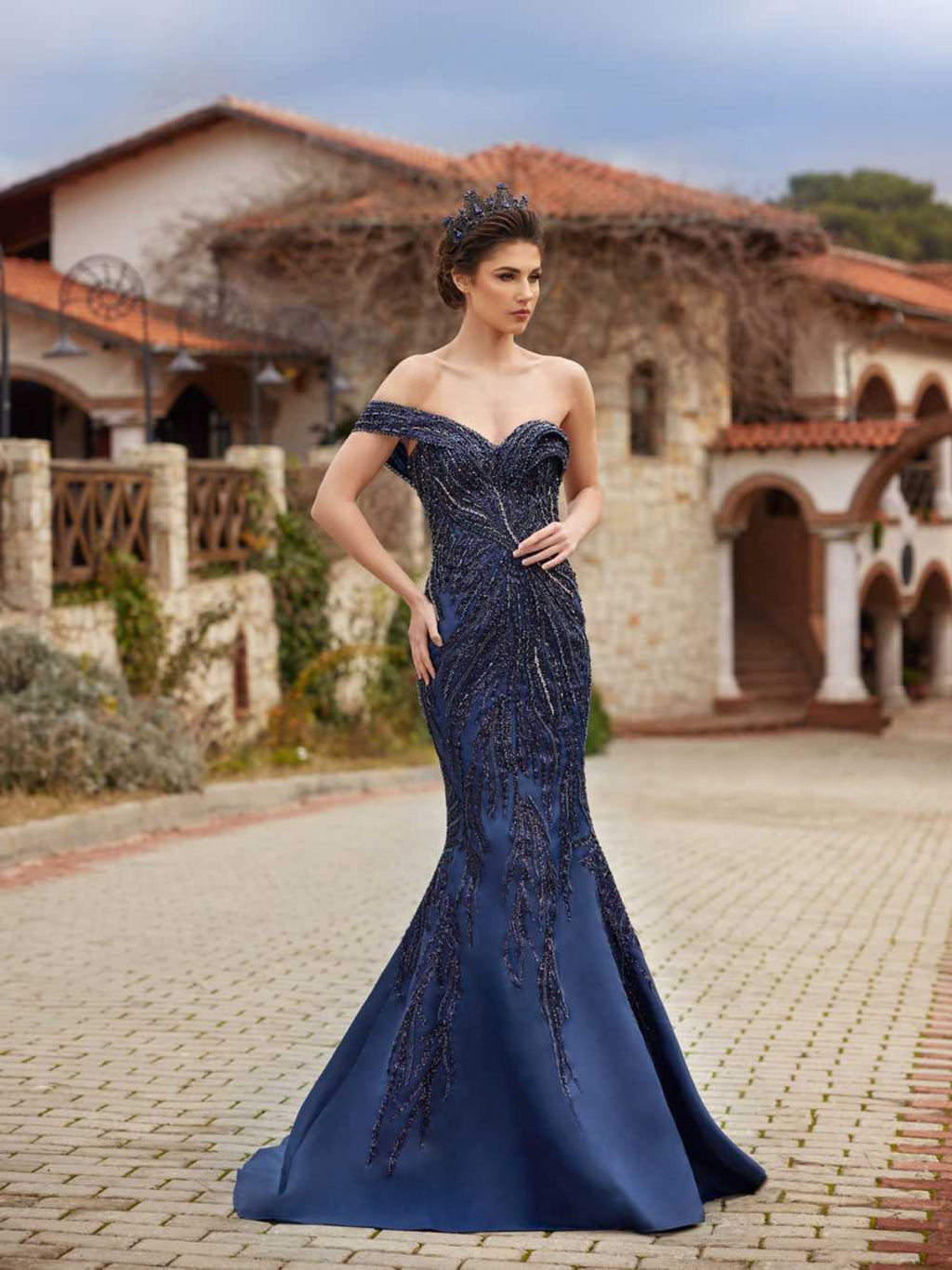 Sweetheart Neckline Mermaid Long Sequin Evening Prom Wedding Dress 38